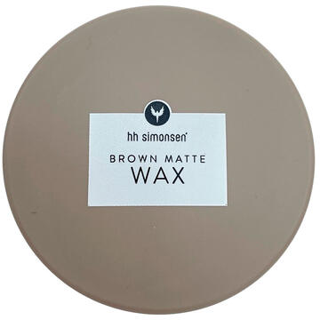 Brown matte wax HH Simonsen