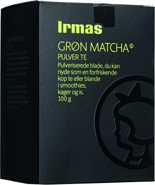Grøn Matcha pulver te Irmas