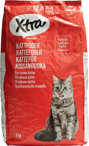 Kattfoder för vuxna katter Xtra (Coop)