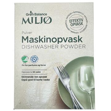 Grøn Balance Pulver maskinopvask