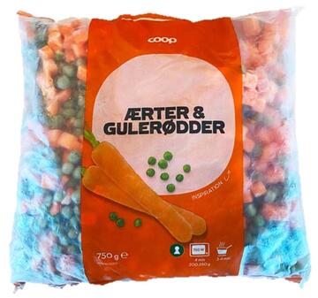 Coop Ærter og gulerødder