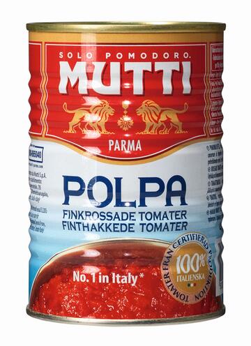 Polpa finhakkede tomater Mutti