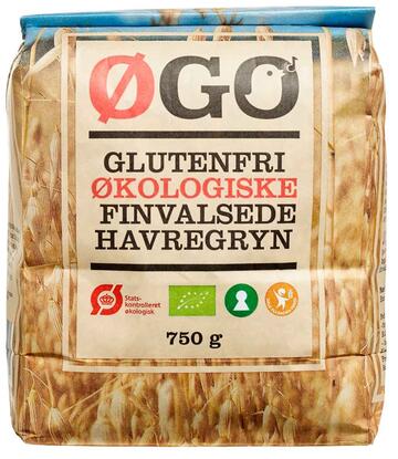 ØGO Glutenfri Økologiske finvalsede havregryn