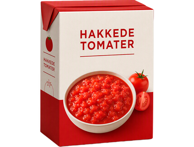 Hakkede tomater