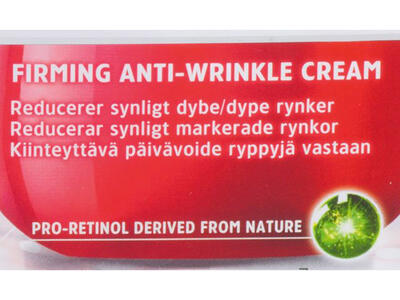 Æske fra en anti-wrinkle creme