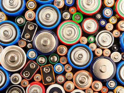Forskellige batterier