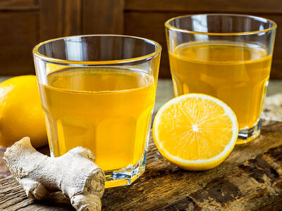 kombucha drik med ingefær