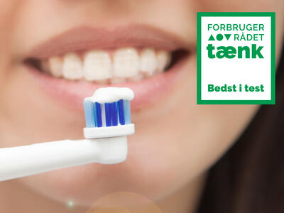 Disse elektriske tandbørster er Bedst i Test eller Gode valg