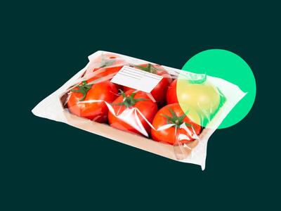 Tomater med LOT mærke