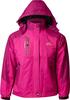 Outdoor sport, Women's Outdoor Hardshell Jacket With Hood, Fleece Jacket Lined Waterproof, Windproof For Fall And Winter Shein