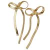 Snake bone bow earrings Shein