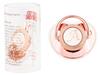 2pcs Set Shiny Luxury Rose Gold Silicone Pacifiers Shein