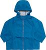 THE HAPPY LOOK Young Boys' Solid Blue Hooded Raglan Sleeve Pocket Outdoor Sports Casual Windbreaker Jacket For Fall/Winter Shein