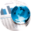 investering globalt - faktaark og globus